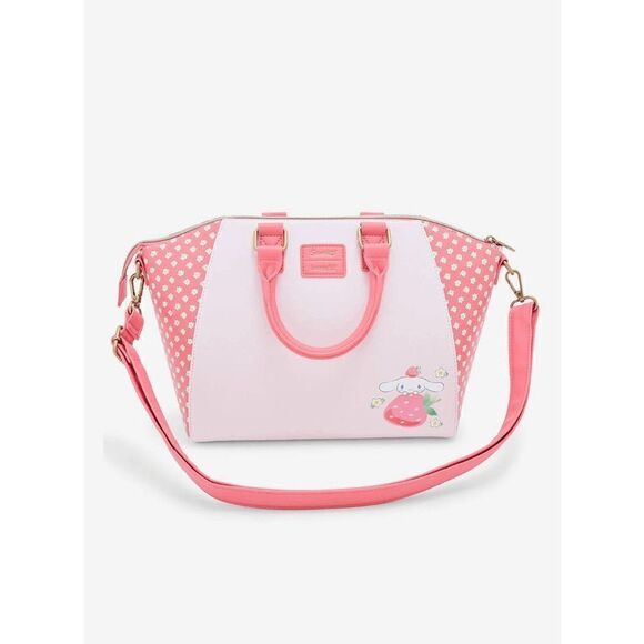 Loungefly Sanrio Hello Kitty & Friends Cinnamoroll Strawberries Satchel Bag - Picture 2 of 3